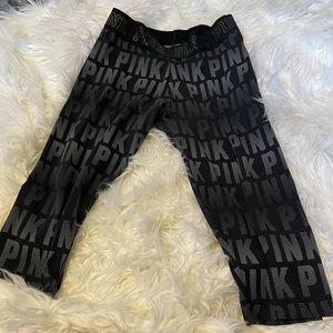 VS Pink Crop Leggings!